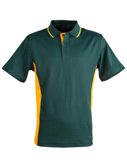 Picture of Winning Spirit, Mens TrueDry Contrast S/S Polo